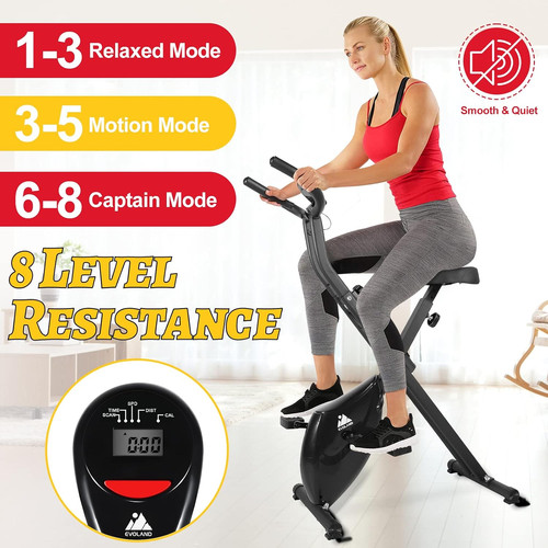 Evoland folding exercise - exercise, bike