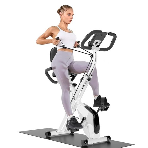 Foldable exercise bike level - exercise,