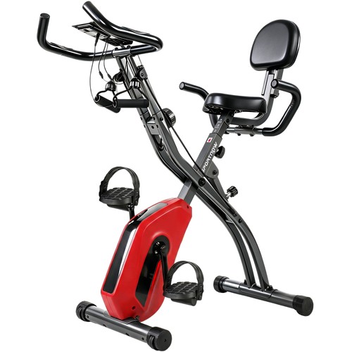 Folding exercise bike - 4-in-1,