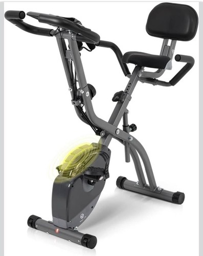 Folding exercise bike - exercise, new