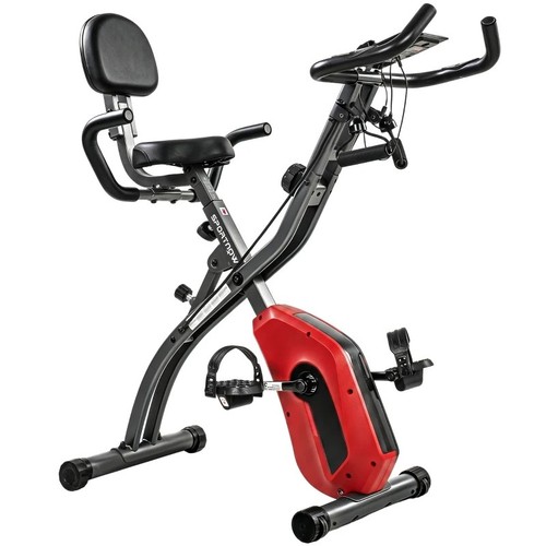 Folding exercise bike - 4-in-1,