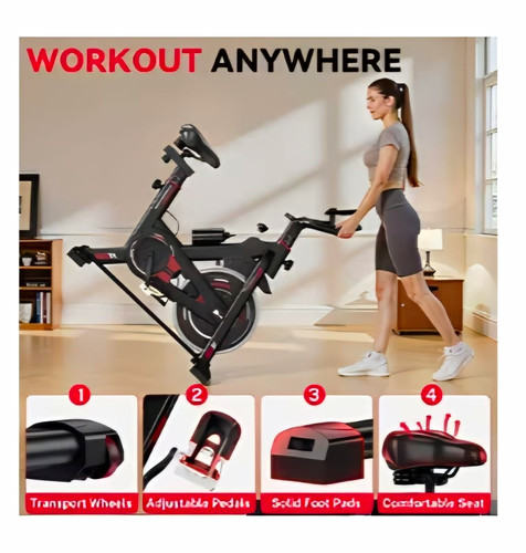 Upright folding exercise - folding, bike
