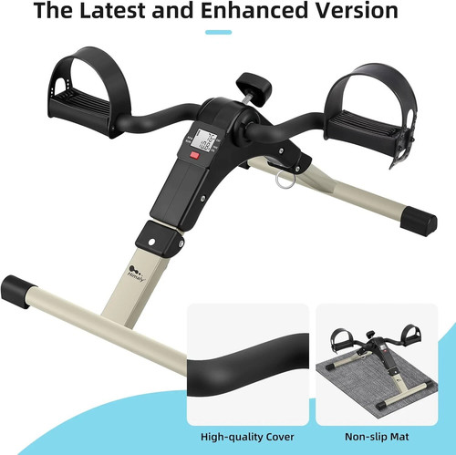 Folding exercise bike leg arm - folding,