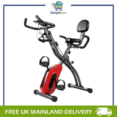 Folding exercise bike - 3-in-1,