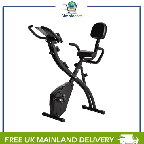 Folding exercise bike - 2-in-1,