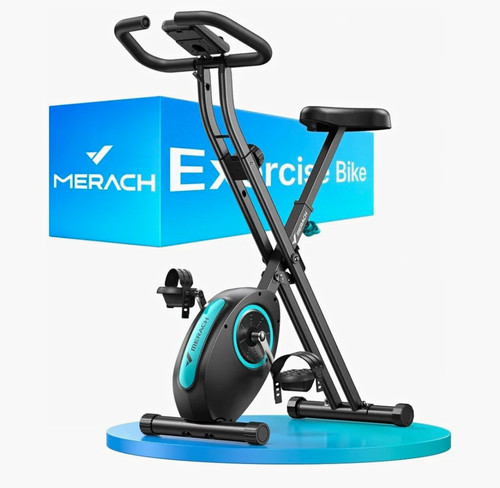 Merach folding exercise - folding, bike