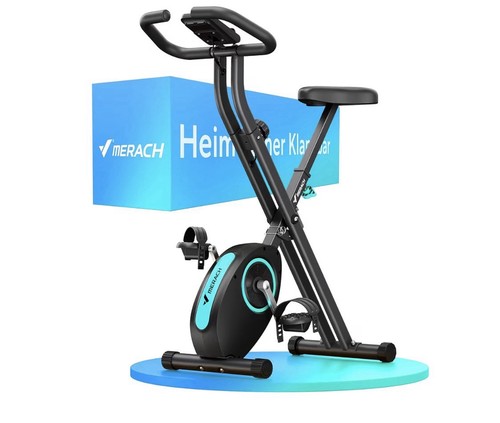 Merach folding exercise - folding, bike