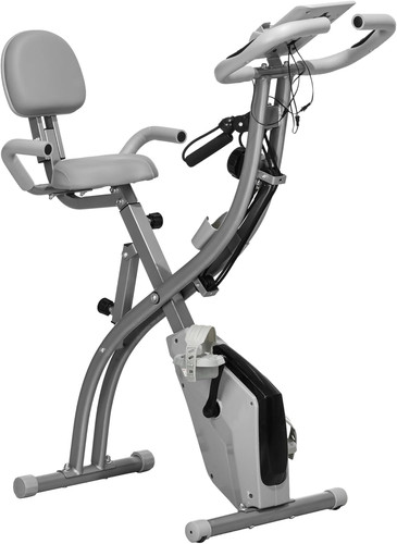 Folding exercise bike - 3-in-1,