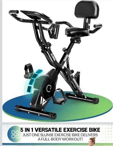 Folding exercise bike - folding,
